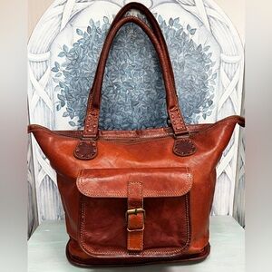 Noonday Large Leather Shoulder Bag